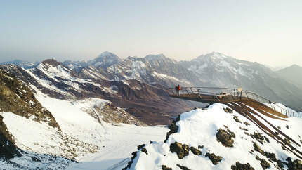 Stubaital Stubaier Alpen Gletscher Top of Tyrol Österreich Tirol