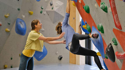 Richtig spotten beim Bouldern