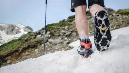 Grödel für Wandertouren auf Schnee und Eis