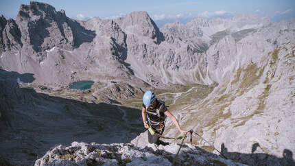 Panorama Klettersteig Lienzer Dolomiten Osttirol Österreich