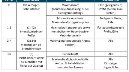 Pufferkonzept am Trainingsboard