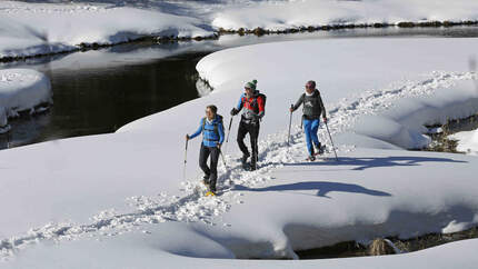 Steiermark Österreich Schneeschuh wandern Murtal