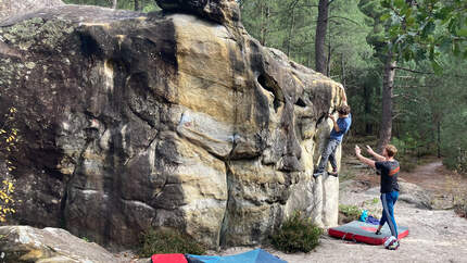 Bouldern in Fontainebleau