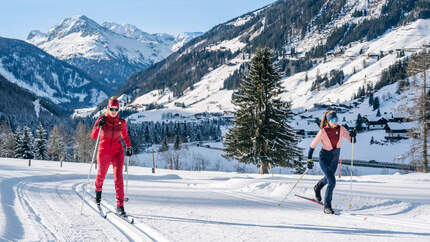 Osttirol Österreich Defereggental Urlaub Winter Langlauf Loipe Sankt Jakob