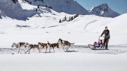 WInterabenteuer, Husky Touren Warth-Schröcken