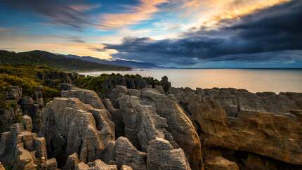 Pancake Rock at Punakaiki - Neuseeland