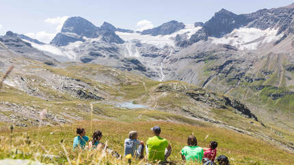 Österreich Vorarlberg Montafon Hohes Rad Wandern Silvretta Piz Buin