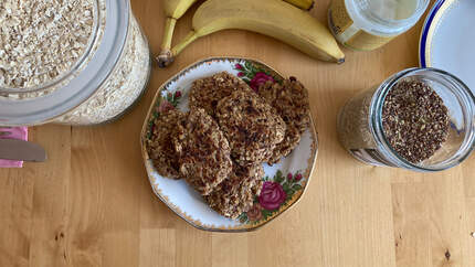 Rezept Banana-Pancakes - gesundes Frühstück fürs Klettern