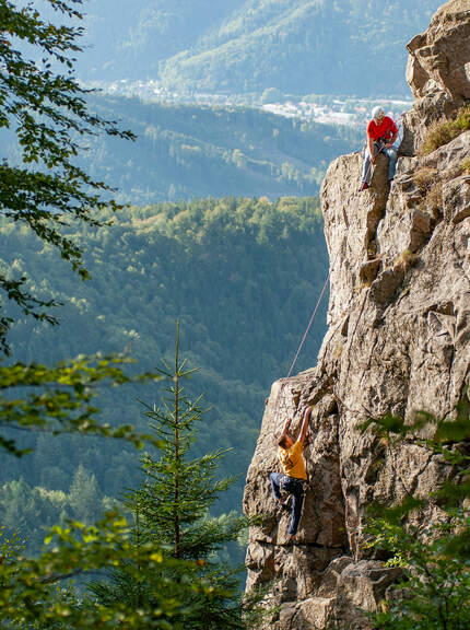 Klettern im südlichen Schwarzwald