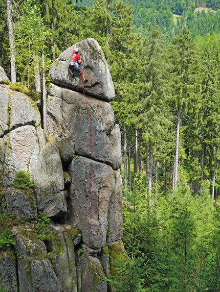 Klettern im Erzgebirge