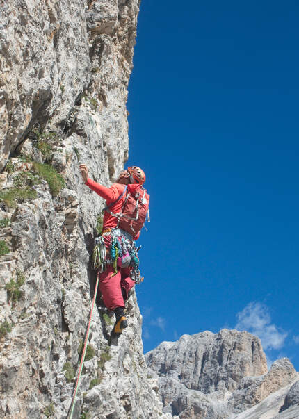 MSL Alpinklettern in der Rosengartengruppe der Dolomiten