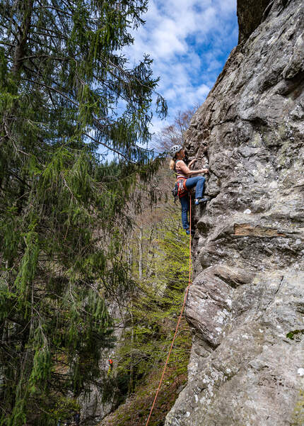 Klettern im südlichen Schwarzwald