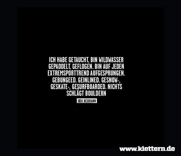 Quotes aus KLETTERN