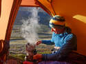 od-0815-trekkingrucksack-test-teaserbild Sarek Zelt Zelten Kocher Kochen Wasser Boris