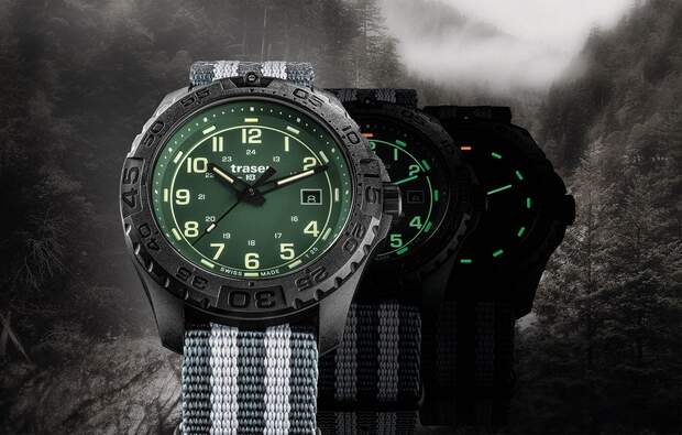 traser P96 OdP Evolution green metamorphose uhr